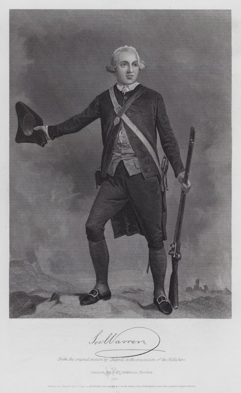 Joseph Warren (metszet) alkotó: Alonzo (after) Chappel