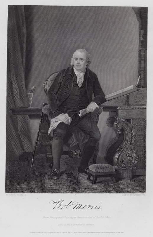 Robert Morris (metszet) alkotó: Alonzo (after) Chappel