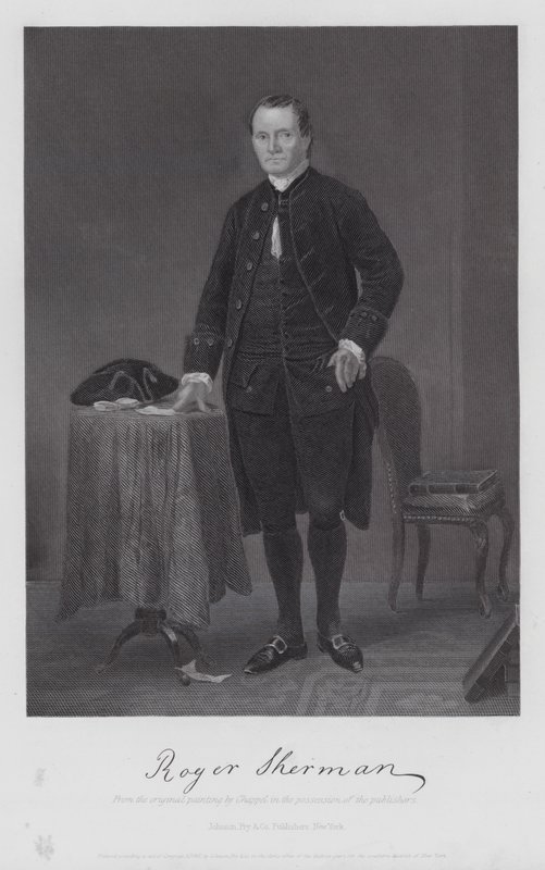 Roger Sherman (metszet) alkotó: Alonzo (after) Chappel