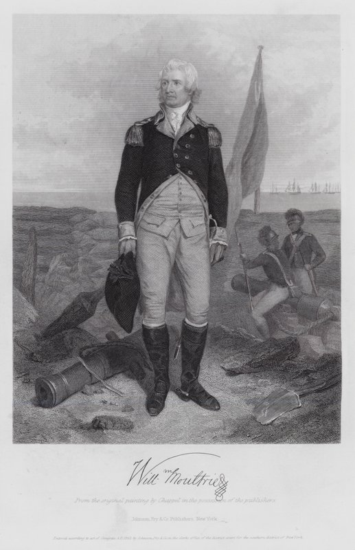 William Moultrie (metszet) alkotó: Alonzo (after) Chappel