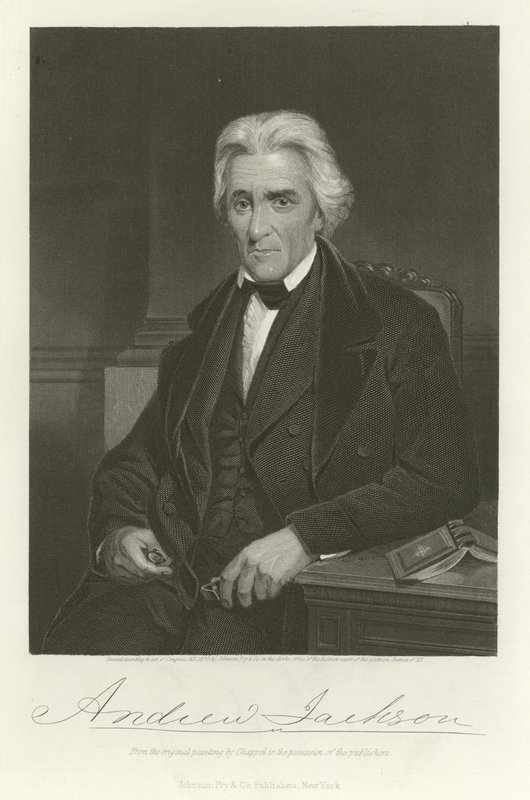 Andrew Jackson alkotó: Alonzo Chappel
