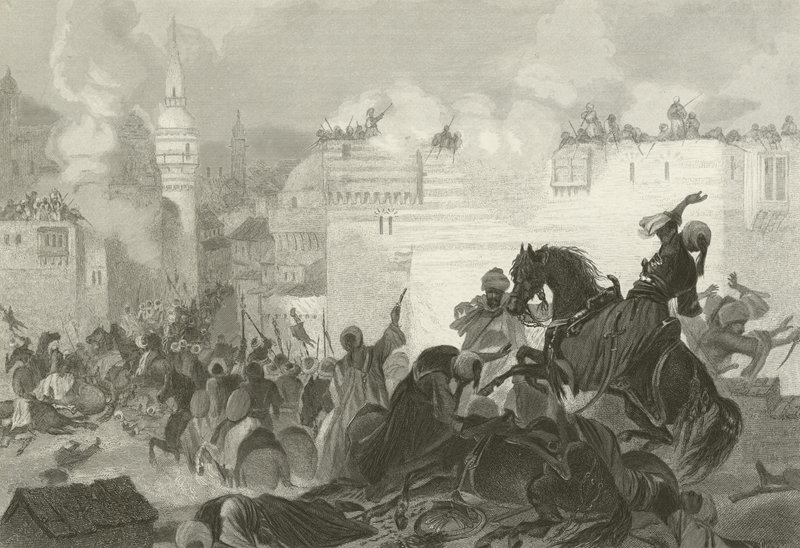 Memlúk mészárlása, Egyiptom, 1811 alkotó: Alonzo Chappel