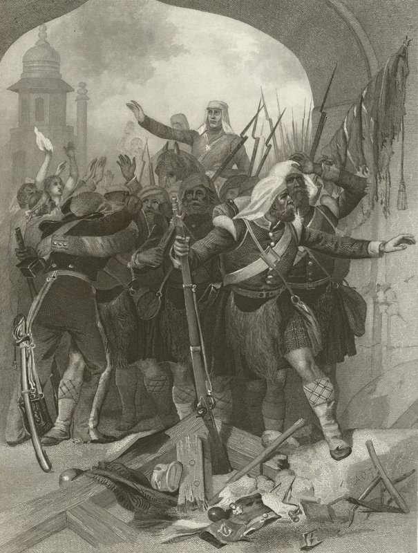 Sir Henry Havelock Lucknow domborműve, 1857 alkotó: Alonzo Chappel