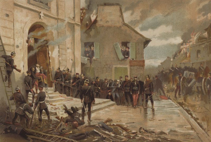Le Bourget, 1870. október 30 alkotó: Alphonse Marie de Neuville
