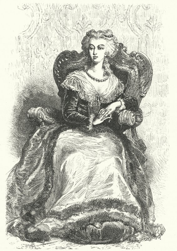 Marie Antoinette, XVI. Lajos francia királyné alkotó: Alphonse Marie de after Neuville