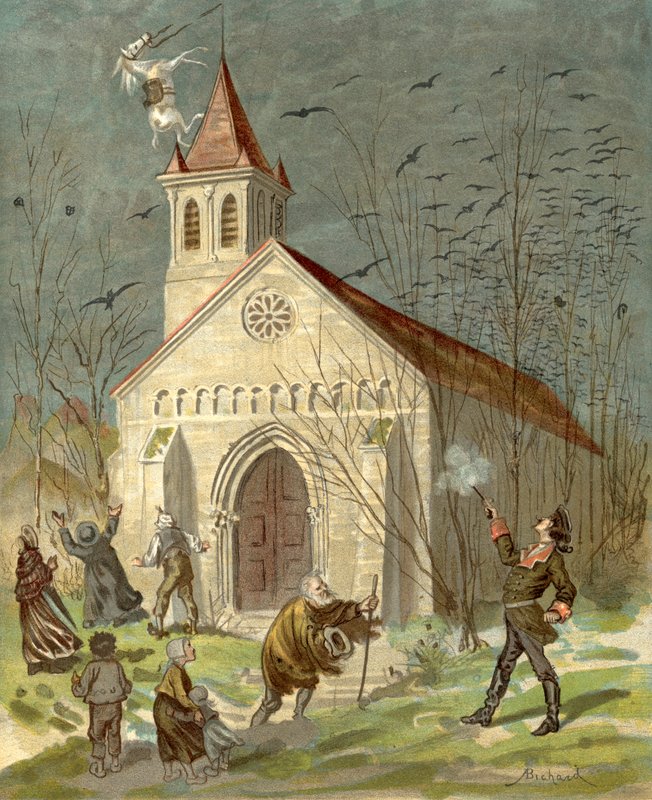 Münchausen báró kalandjai (chromolitho) alkotó: Alphonse Adolphe Bichard