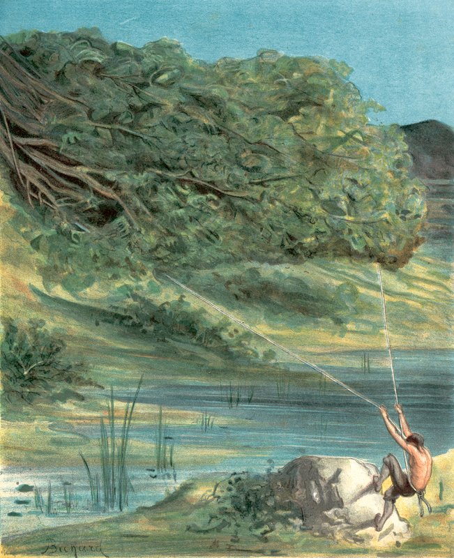 Münchausen báró kalandjai (chromolitho) alkotó: Alphonse Adolphe Bichard