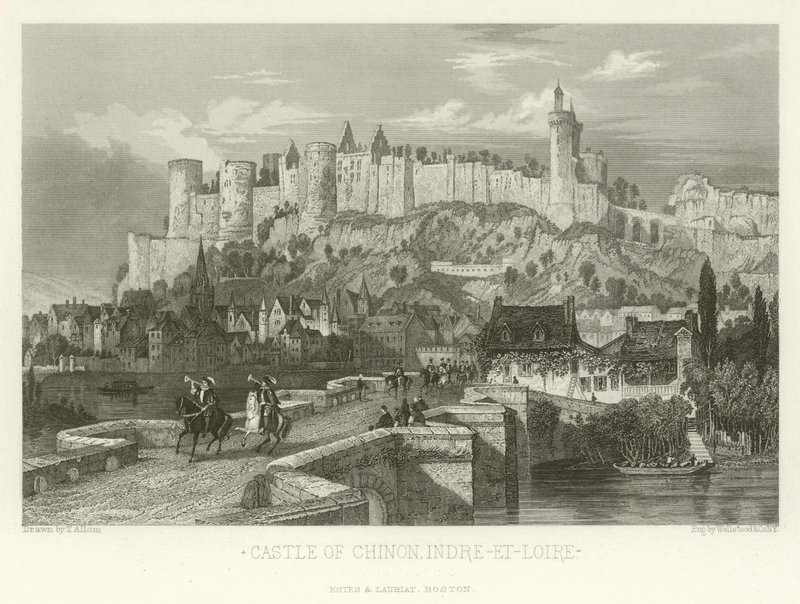 Chinon kastélya, Indre-et-Loire alkotó: Alphonse Marie de Neuville