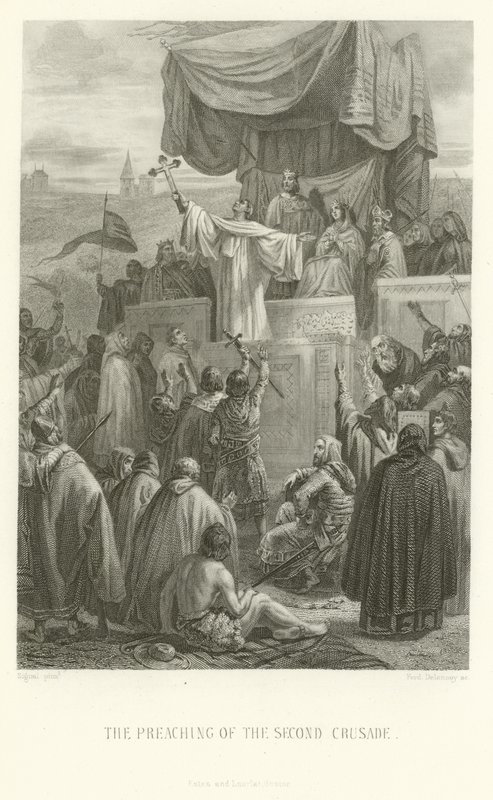 A második keresztes hadjárat prédikációja alkotó: Alphonse Marie de Neuville