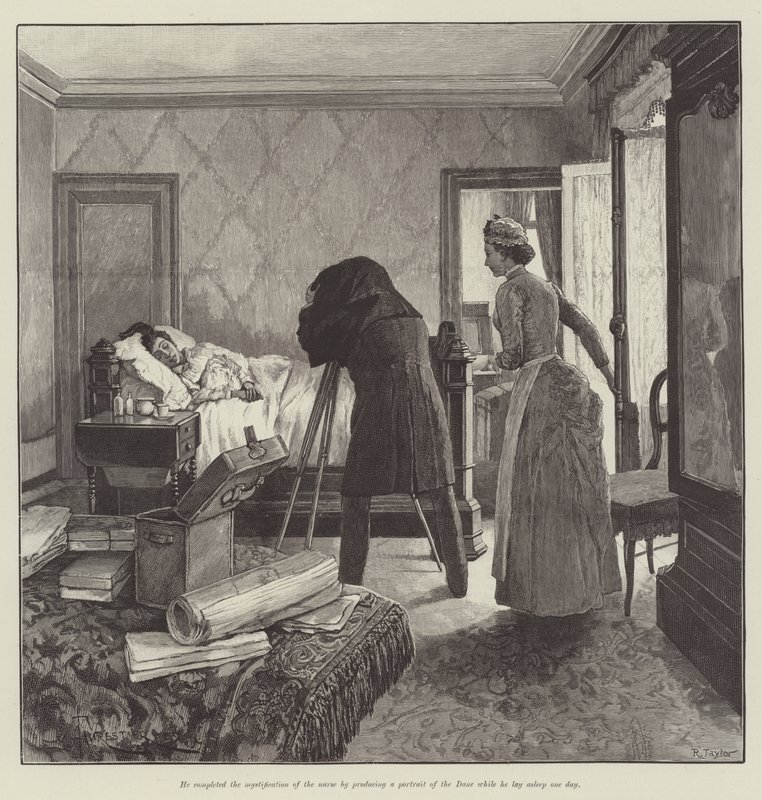 Vak szerelem, Wilkie Collins alkotó: Amedee Forestier