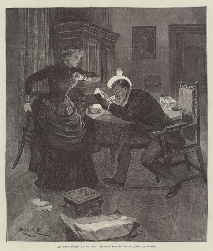 Vak szerelem, Wilkie Collins alkotó: Amedee Forestier