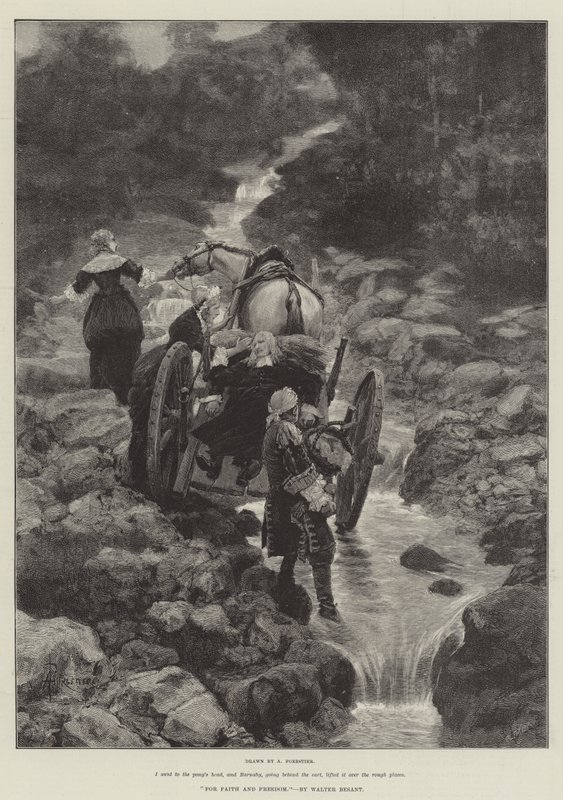 A hitért és szabadságért, Walter Besant alkotó: Amedee Forestier