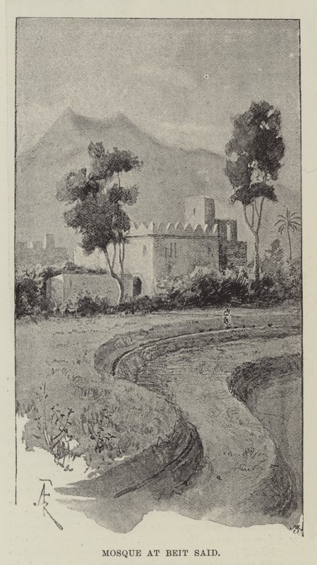 Beit Said mecsetje alkotó: Amedee Forestier
