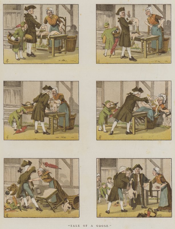 Mese egy lúdról (chromolitho) alkotó: Amedee Forestier