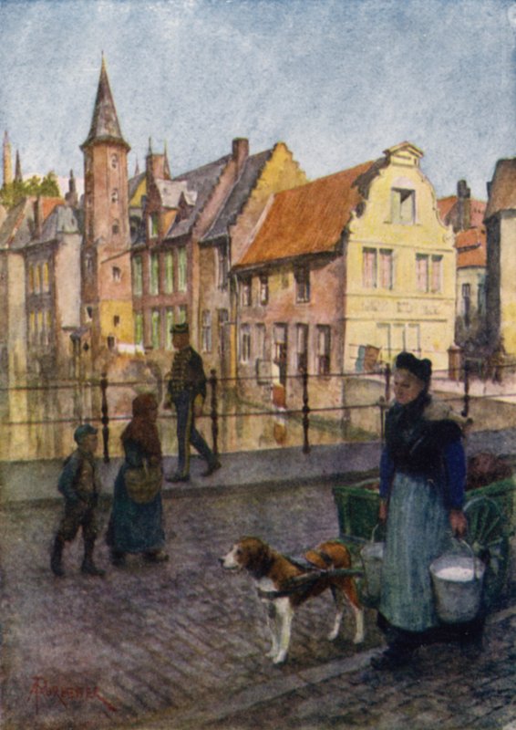 Brugge, Belgium alkotó: after Amedee Forestier