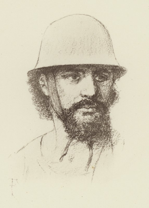 Bronzkori sisak (litho) alkotó: Amedee (after) Forestier