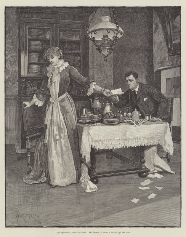 Vak szerelem, Wilkie Collins alkotó: Amedee Forestier