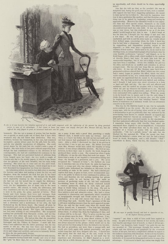 Greville Fane, Henry James alkotó: Amedee Forestier