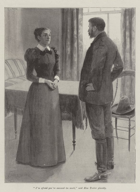 Mr Bilson házvezetőnője, Bret Harte alkotó: Amedee Forestier