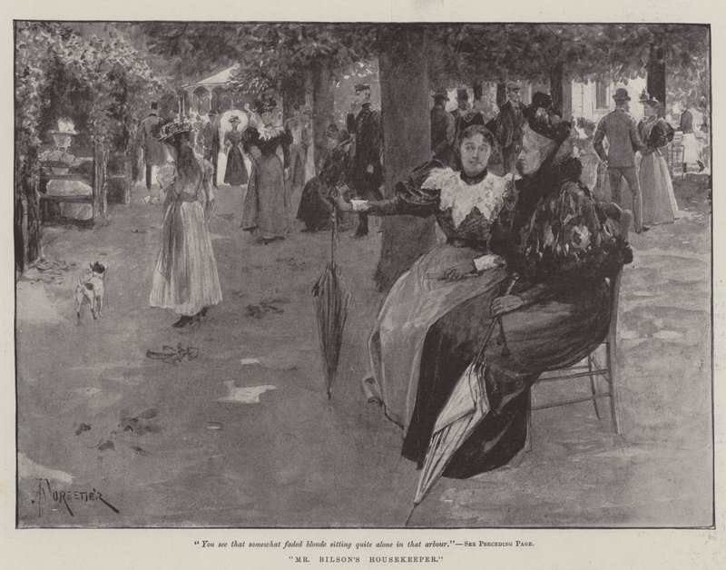Mr Bilson házvezetőnője, Bret Harte alkotó: Amedee Forestier