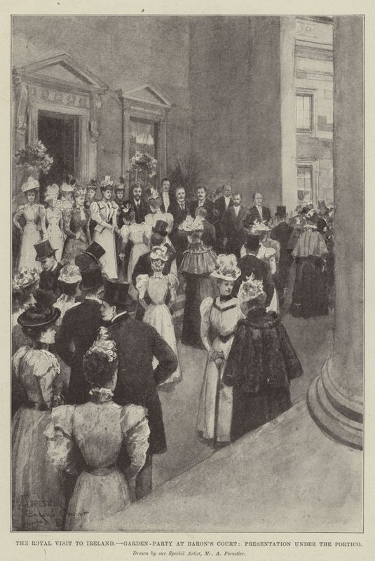 Királyi látogatás Írországban, Garden-party a Baron