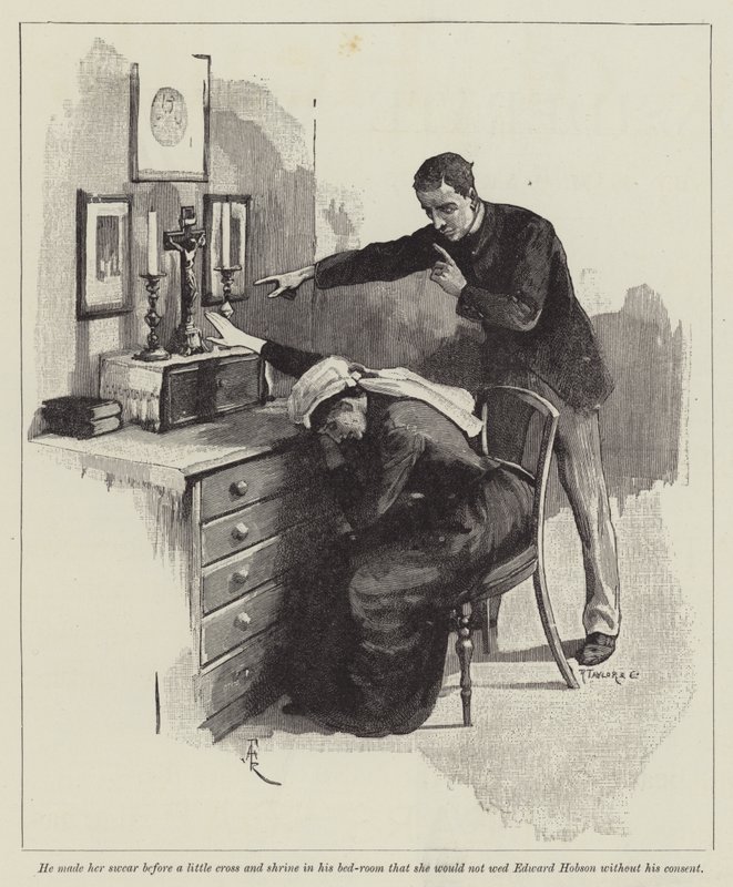 A fiú vétója, Thomas Hardy alkotó: Amedee Forestier