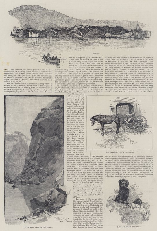 A napsugár Norvégiában, Lady Brassey alkotó: Amedee Forestier