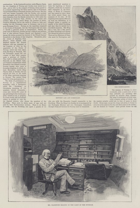A napsugár Norvégiában, Lady Brassey alkotó: Amedee Forestier
