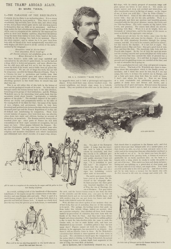 Ismét a csavargó külföldön, Mark Twain alkotó: Amedee Forestier