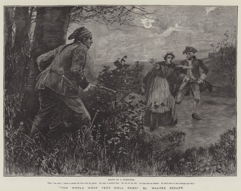 A világ akkor nagyon jól ment, Walter Besant alkotó: Amedee Forestier