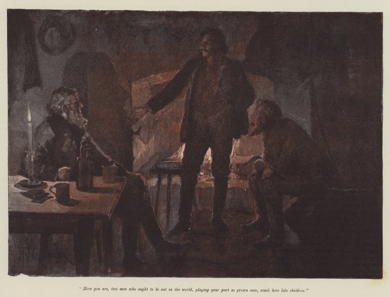 Jim bácsi és Billy bácsi, Bret Harte alkotó: Amedee Forestier
