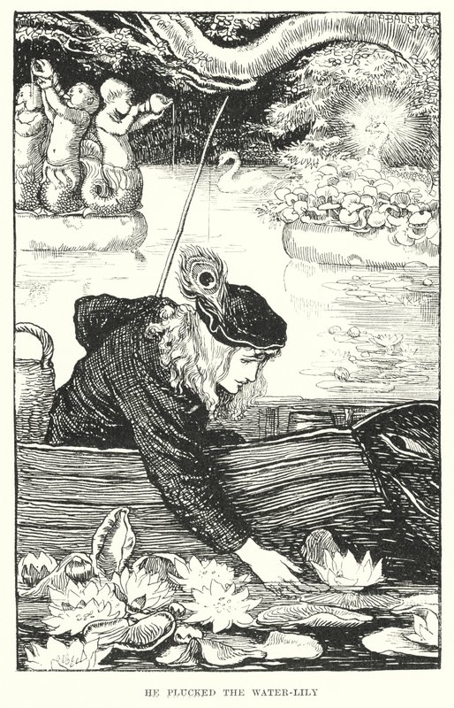 Kitépte a tavirózsát (metszet) alkotó: Amelia M. (attr.to) Bowerley or Bauerle
