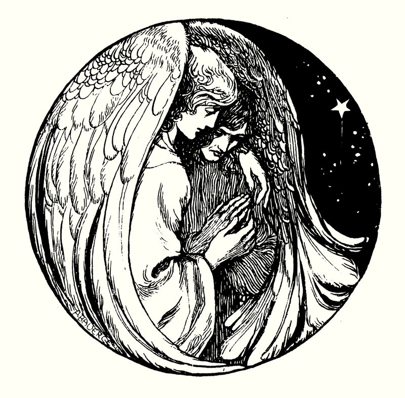 Címoldal-illusztráció Frederic W Farrar allegóriáihoz (metszet) alkotó: Amelia M. (attr.to) Bowerley or Bauerle