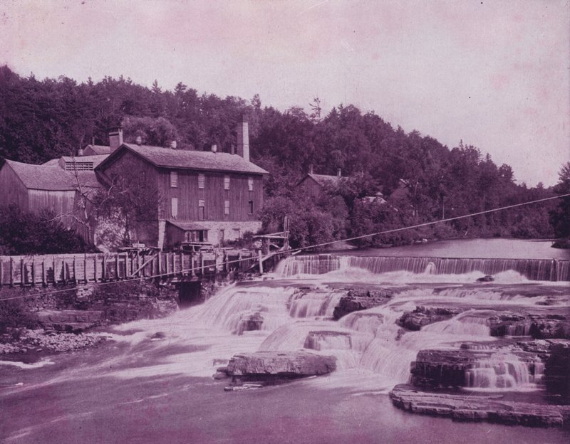 Használható folyó, a szakadék feje közelében (f/w fotó) alkotó: American Photographer (after)