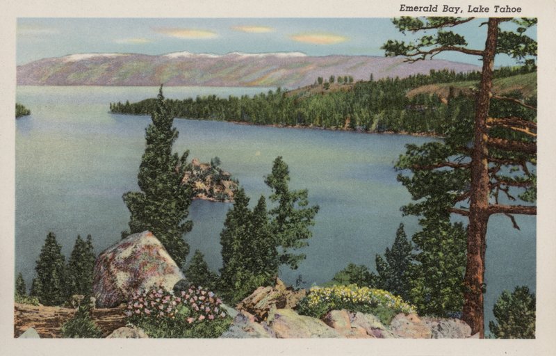 Kalifornia: Emerald Bay, Lake Tahoe (fotó) alkotó: American Photographer (after)