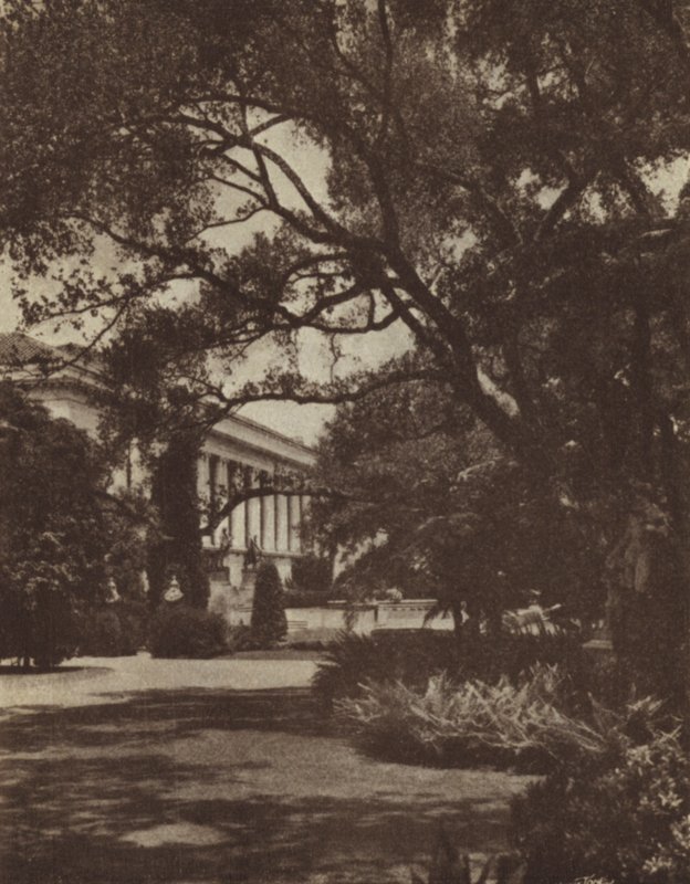 Kalifornia: Huntington Library (f/w fotó) alkotó: American Photographer (after)