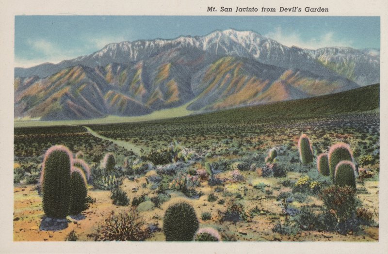 Kalifornia: Mount San Jacinto az Ördögkertből (fotó) alkotó: American Photographer (after)