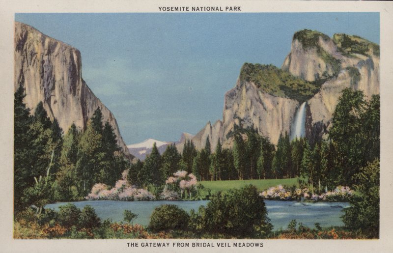 Kalifornia: Yosemite Nemzeti Park, a Bridal Veil Meadows átjárója (fotó) alkotó: American Photographer (after)