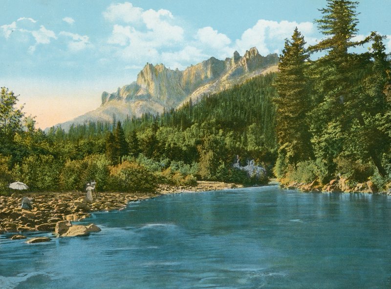 Castle Crags a Sacramento Canonban (fotó) alkotó: American Photographer (after)