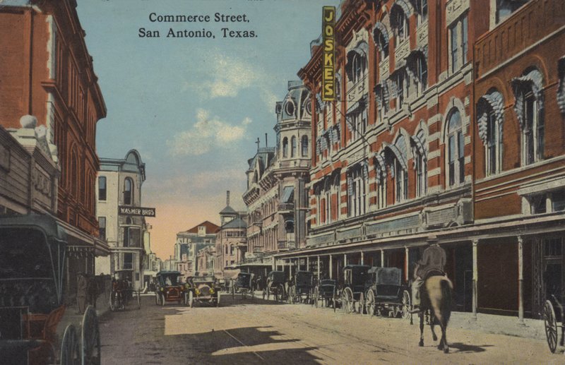 Commerce Street, San Antonio, Texas, USA (színes fotó) alkotó: American Photographer (after)