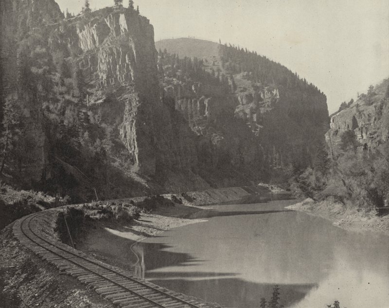 Echo Cliffs, a Grand River kanyonja, Colorado (f/w fotó) alkotó: American Photographer (after)