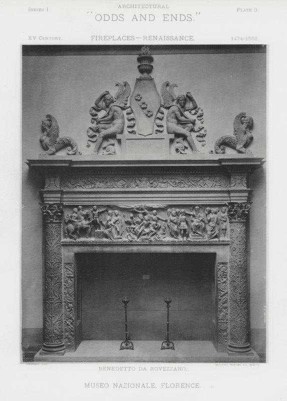 Kandalló: Museo Nazionale, Firenze (f/w fotó) alkotó: American Photographer (after)