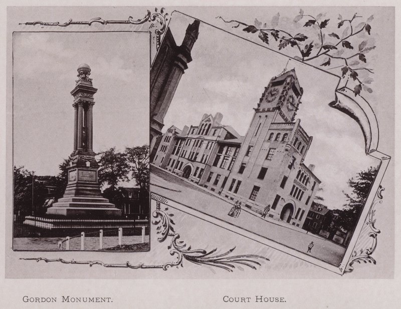Gordon-emlékmű; Court House (f/w fotó) alkotó: American Photographer (after)