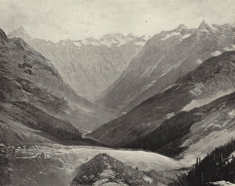 A Selkirks szívében (fekete-fehér fotó) alkotó: American Photographer (after)