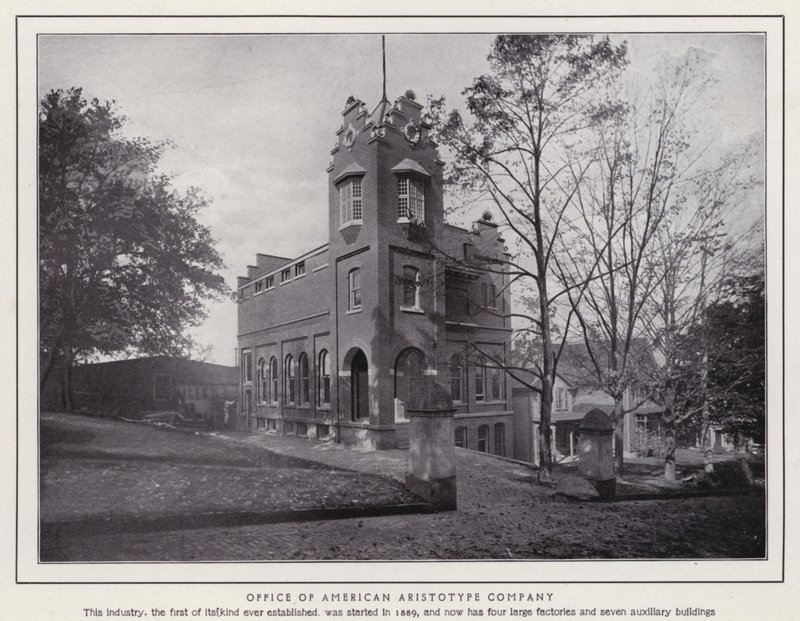 Jamestown, NY: Az American Aristotype Company irodája (f/w fotó) alkotó: American Photographer (after)