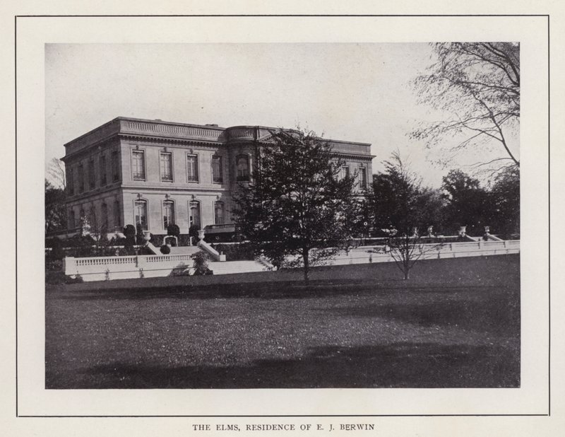 Newport, Rhode Island: The Elms, E J Berwin rezidenciája (f/w fotó) alkotó: American Photographer (after)