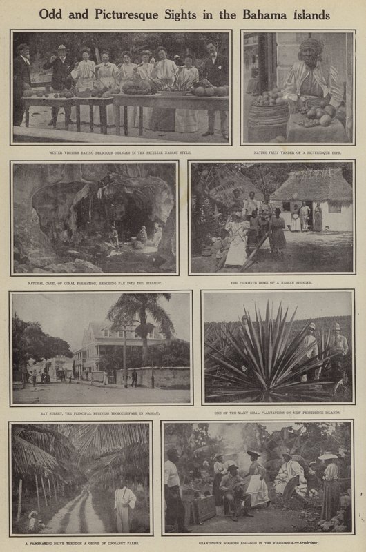 Furcsa és festői látnivalók a Bahama-szigeteken (fekete-fehér fotó) alkotó: American Photographer (after)