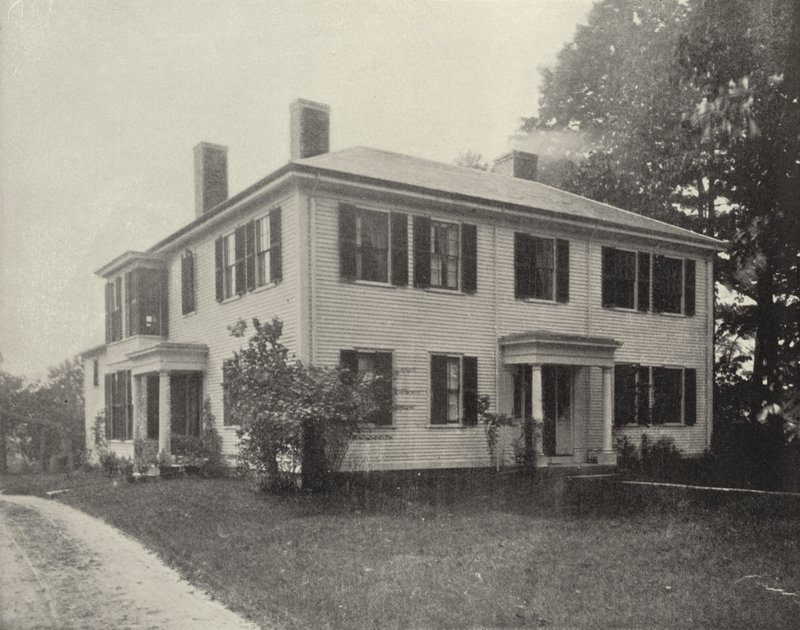 Old Emerson House, Concord, Massachusetts (f/w fotó) alkotó: American Photographer (after)