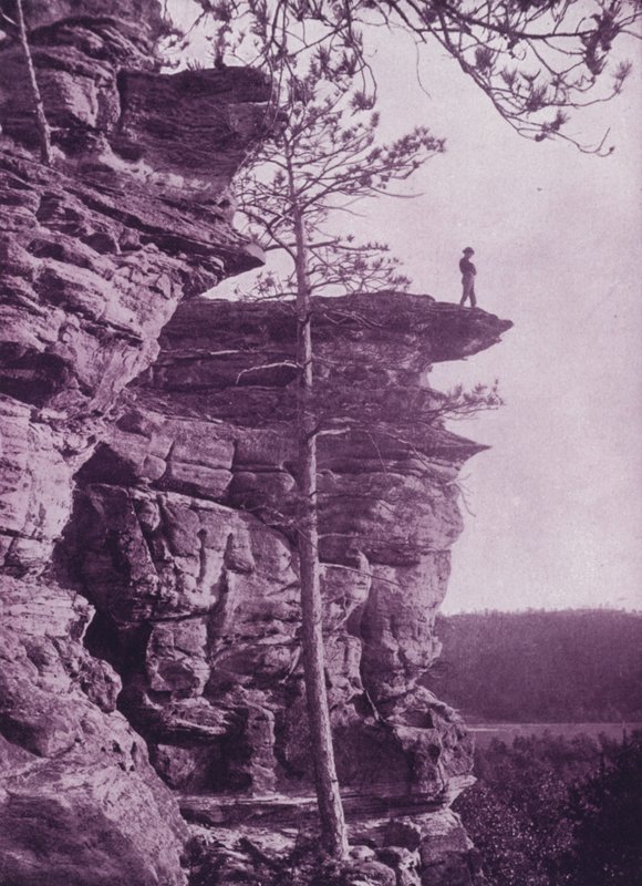 Signal Rock, Camp Douglas közelében, Wisconsin (f/w fotó) alkotó: American Photographer (after)