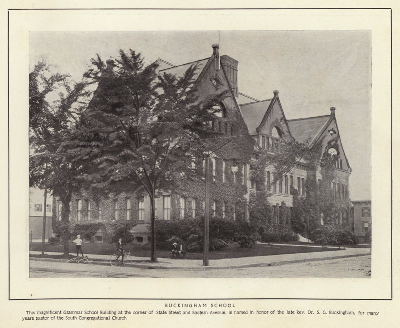 Springfield, Massachusetts: Buckingham School (f/w fotó) alkotó: American Photographer (after)